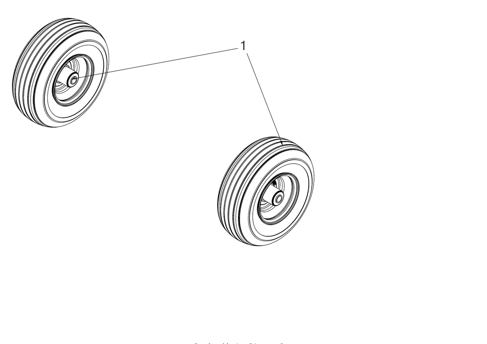 Wheels-Front Diagram and Parts List for Z-FORCESZ60KH (17BSDGHD010)(2018) Cub Cadet Lawn Tractor